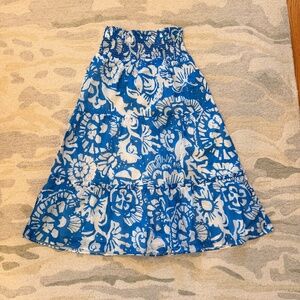 NWOT Melissa Nepton Size Medium Citadel Batik Floral Maxi Skirt